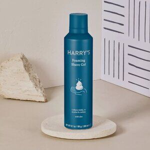 2 New Harry's Foaming Shave Gel, 6.7 oz bottle with Aloe
